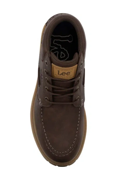 Lee Rowan Lug Sole Boot In Burgundy