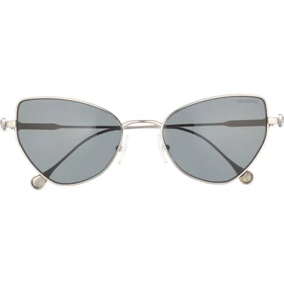 Swarovski 56mm Butterfly Sunglasses In Metallic