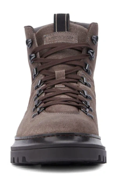 Aquatalia Edwin Weatherproof Lace-up Boot In Brown