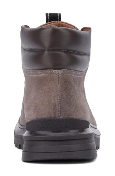 Aquatalia Edwin Weatherproof Lace-up Boot In Brown