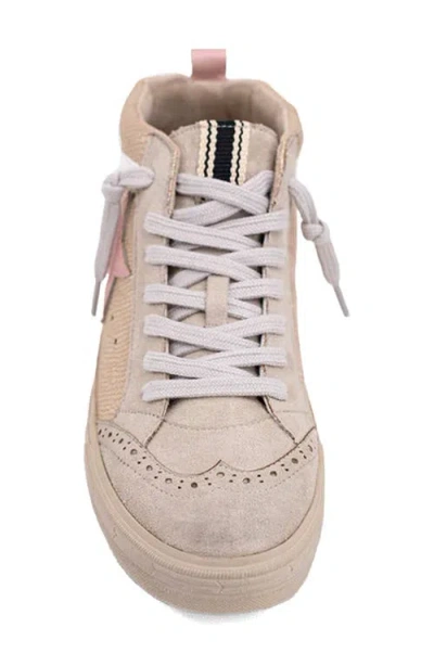 Shushop Paulina Low Top Sneaker In Neutral