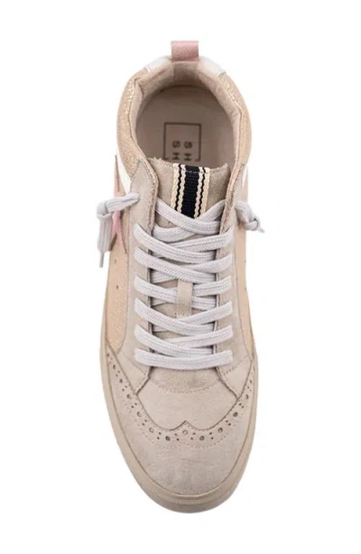 Shushop Paulina Low Top Sneaker In Neutral
