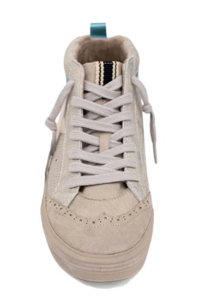 Shushop Paulina Low Top Sneaker In Neutral