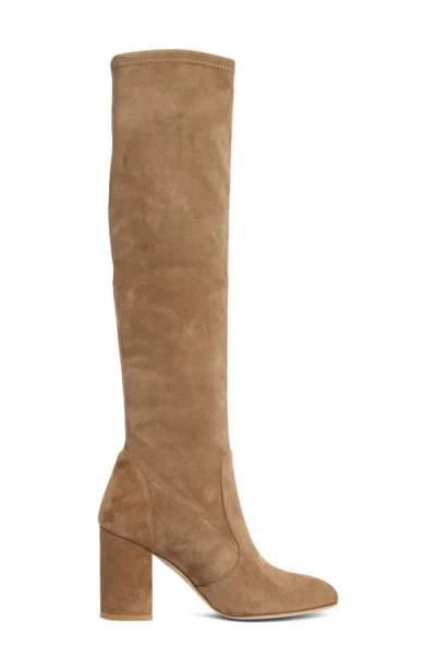 Stuart Weitzman Yuliana Knee High Slouch Boot In Brown