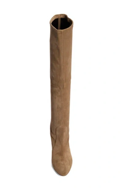 Stuart Weitzman Yuliana Knee High Slouch Boot In Brown