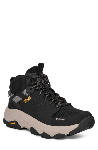Teva Grandview Max Gore-tex® Waterproof Hiking Boot In Black