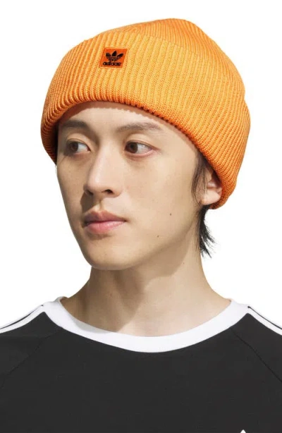 Adidas Originals Adidas Terrace Ribbd Beanie In Yellow