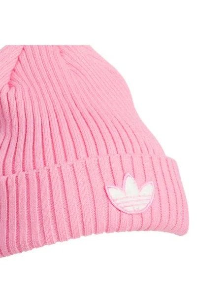 Adidas Originals Adidas Chenille Beanie In Pink