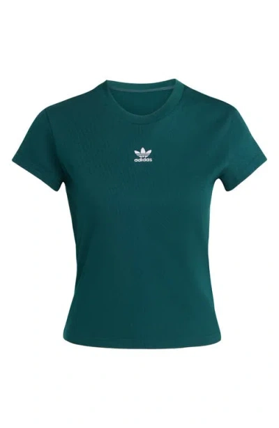 Adidas Originals Essentials Slim Fit T-shirt In Green