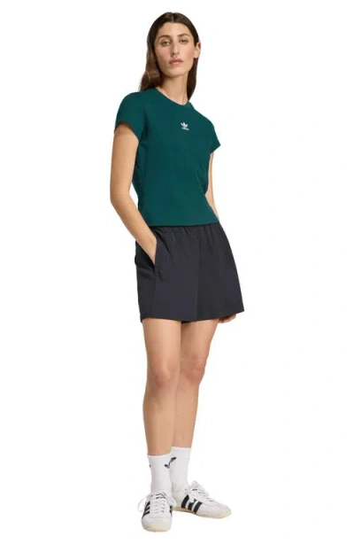 Adidas Originals Essentials Slim Fit T-shirt In Green