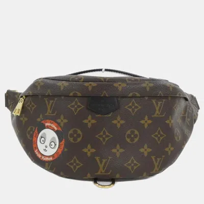 Pre-owned Louis Vuitton Monogram My Lv World Tour Bum Bag In Brown
