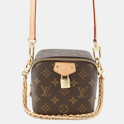 Pre-owned Louis Vuitton Monogram Just-in-case Shoulder Bag In Brown