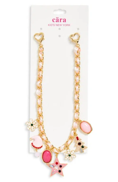 Cara Kids' Christmas Chain Bag Charm In Gold