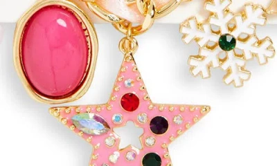 Cara Kids' Christmas Chain Bag Charm In Gold