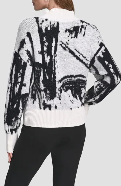Dkny Women's Intarsia Oversized Sweater In Multi