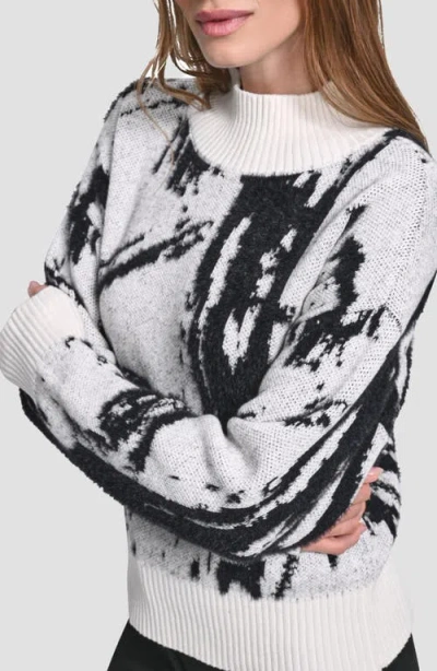 Dkny Women's Intarsia Oversized Sweater In Multi