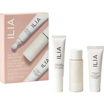 Ilia The Travel Skincare Set In White