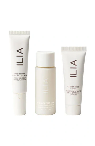 Ilia The Travel Skincare Set In White