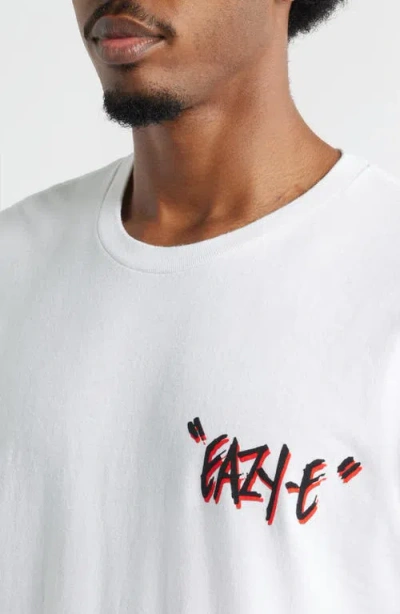 Merch Traffic Eazy-e Ruthless Rap Graphic T-shirt In White