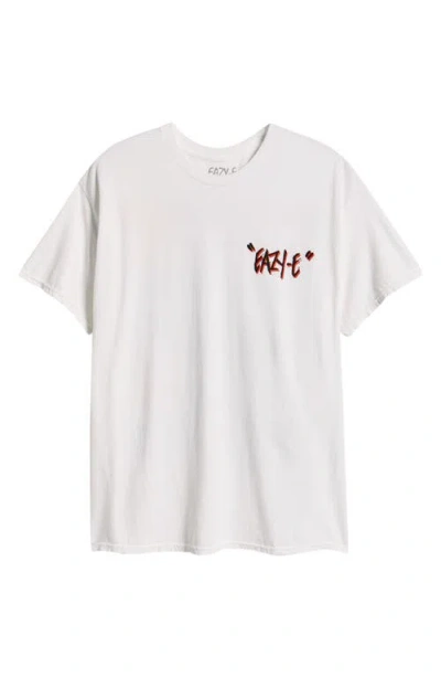 Merch Traffic Eazy-e Ruthless Rap Graphic T-shirt In White