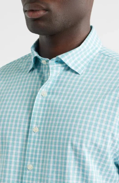 Johnnie-o Westwood Plaid Button-up Shirt In Blue