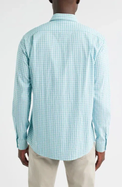 Johnnie-o Westwood Plaid Button-up Shirt In Blue