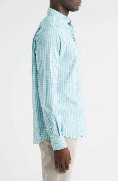 Johnnie-o Westwood Plaid Button-up Shirt In Blue