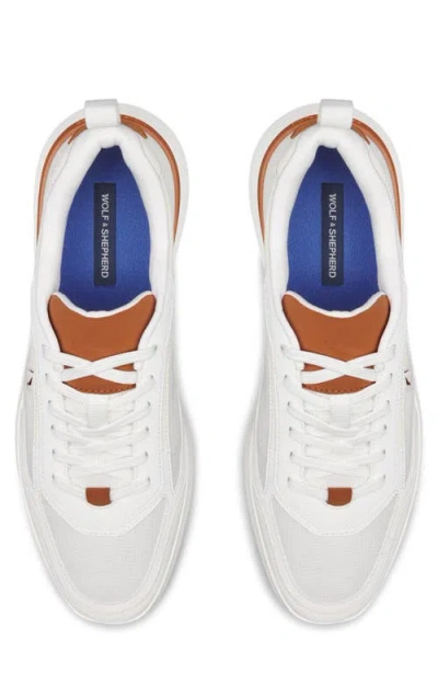 Wolf & Shepherd Crossover Runner Sport Sneaker In White