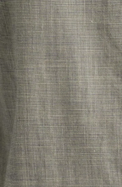 Rails Wyatt Microcheck Cotton Button-up Shirt In Gray