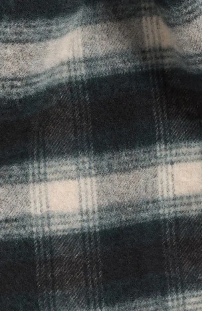 Vince Brushed Double Face Merino Wool Scarf In Black