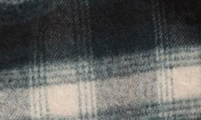 Vince Brushed Double Face Merino Wool Scarf In Black