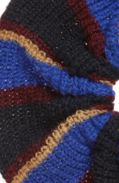 Damson Madder Knit Scrunchie In Multi