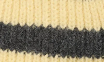 Damson Madder Stripe Beanie In Multi