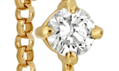 Bony Levy Mykonos Diamond Bead Chain Drop Earrings In Gold