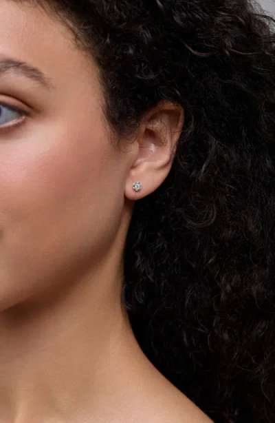 Bony Levy Mika Pavé Diamond Stud Earrings In Silver