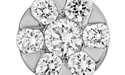 Bony Levy Mika Pavé Diamond Stud Earrings In Silver