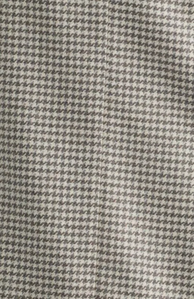 Emanuel Berg Houndstooth Stretch Wool & Linen Blend Sport Coat In Gray