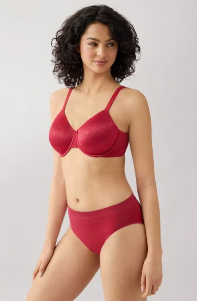 Wacoal Women's B-smooth High-cut Brief Underwear 834175 In Red