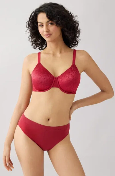 Wacoal Women's B-smooth High-cut Brief Underwear 834175 In Red