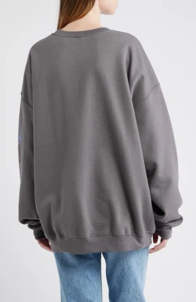 Merch Traffic Nirvana Cotton Blend Sweatshirt In Gray
