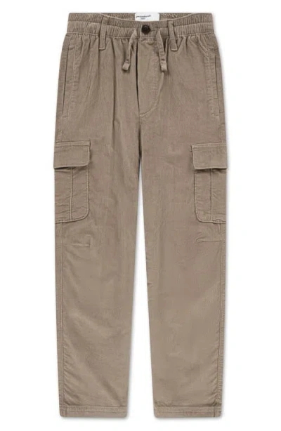 Abercrombie Boys 5-16 Baggy Relaxed-fit Corduroy Cargo Pants In Brown