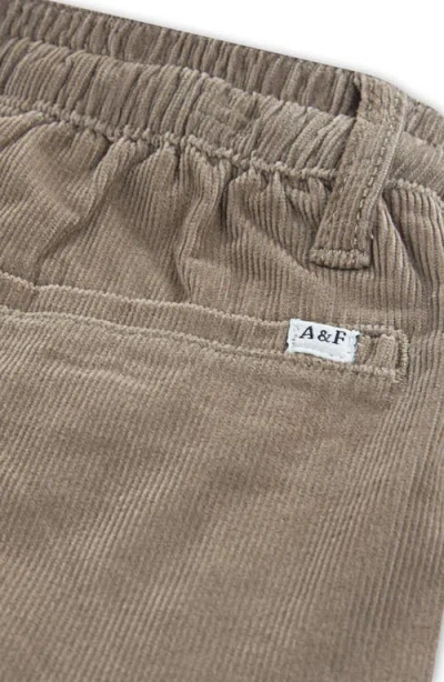 Abercrombie Boys 5-16 Baggy Relaxed-fit Corduroy Cargo Pants In Brown