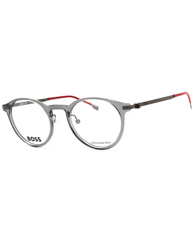 Hugo Boss Men's Boss 1350/f 49mm Optical Frames In Gray
