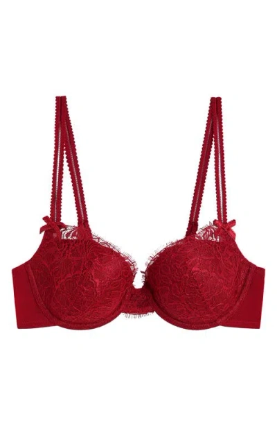 B.tempt'd By Wacoal It's On Underwire Contour Bra In Red