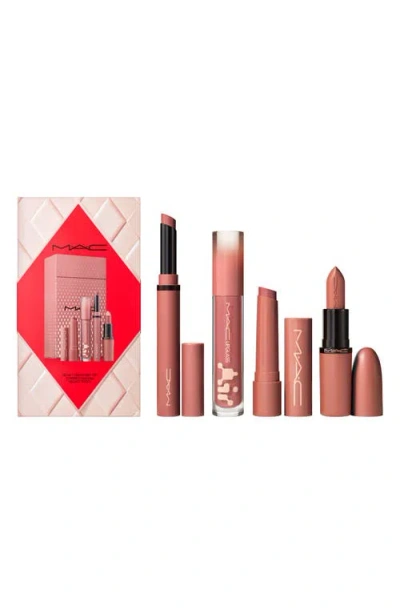 Mac Cosmetics Totally Teddy Lip Kit Set $104 Value In Brown
