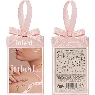 Inked By Dani Temporary Tattoo Holiday Ornament Gift Set In Multi