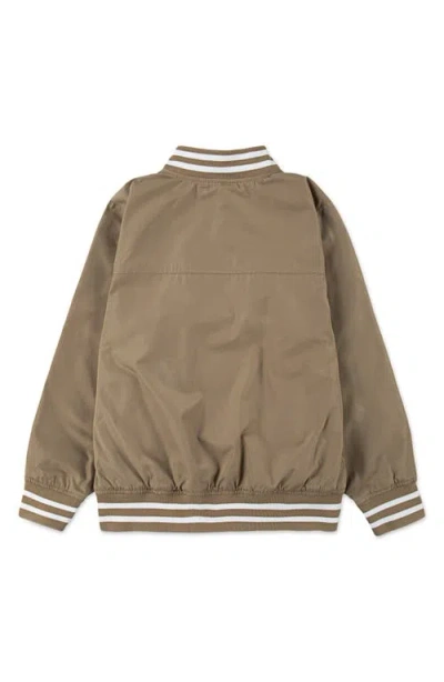 Levi's Boys 8-20 Shiny Mesh Lined Bomber Jacket In Black