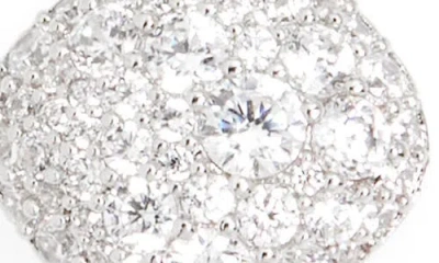 Nadri Crushed Pavé Cushion Pendant Necklace In Brown