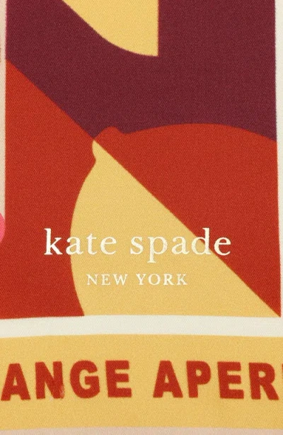 Kate Spade New York Italian Bitter Silk Bandana In Multi