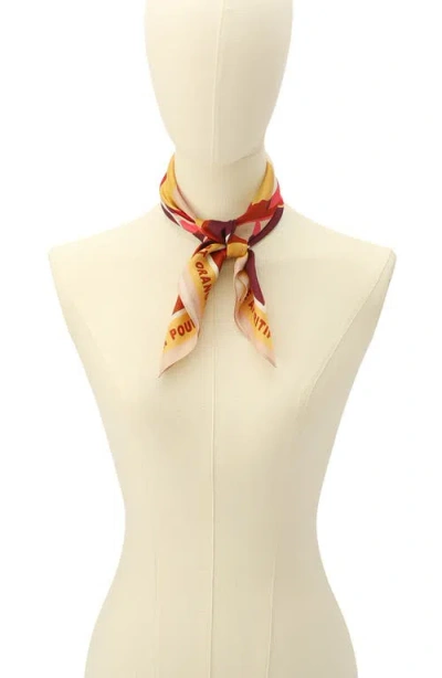 Kate Spade New York Italian Bitter Silk Bandana In Multi